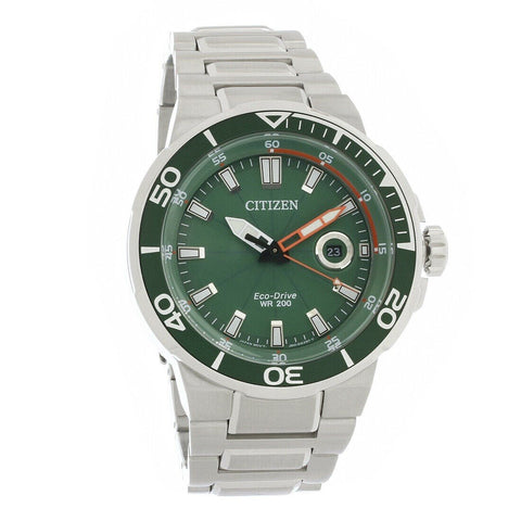 Citizen Men's AW1428-53X Endeavor Green Nylon Watch