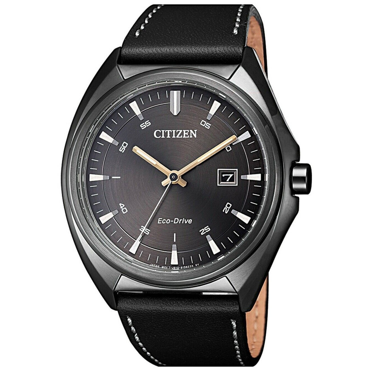 Citizen Men&#39;s AW1577-11H Eco-Drive Black Leather Watch