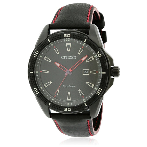 Citizen Men's AW1585-04E AR Black Leather Watch