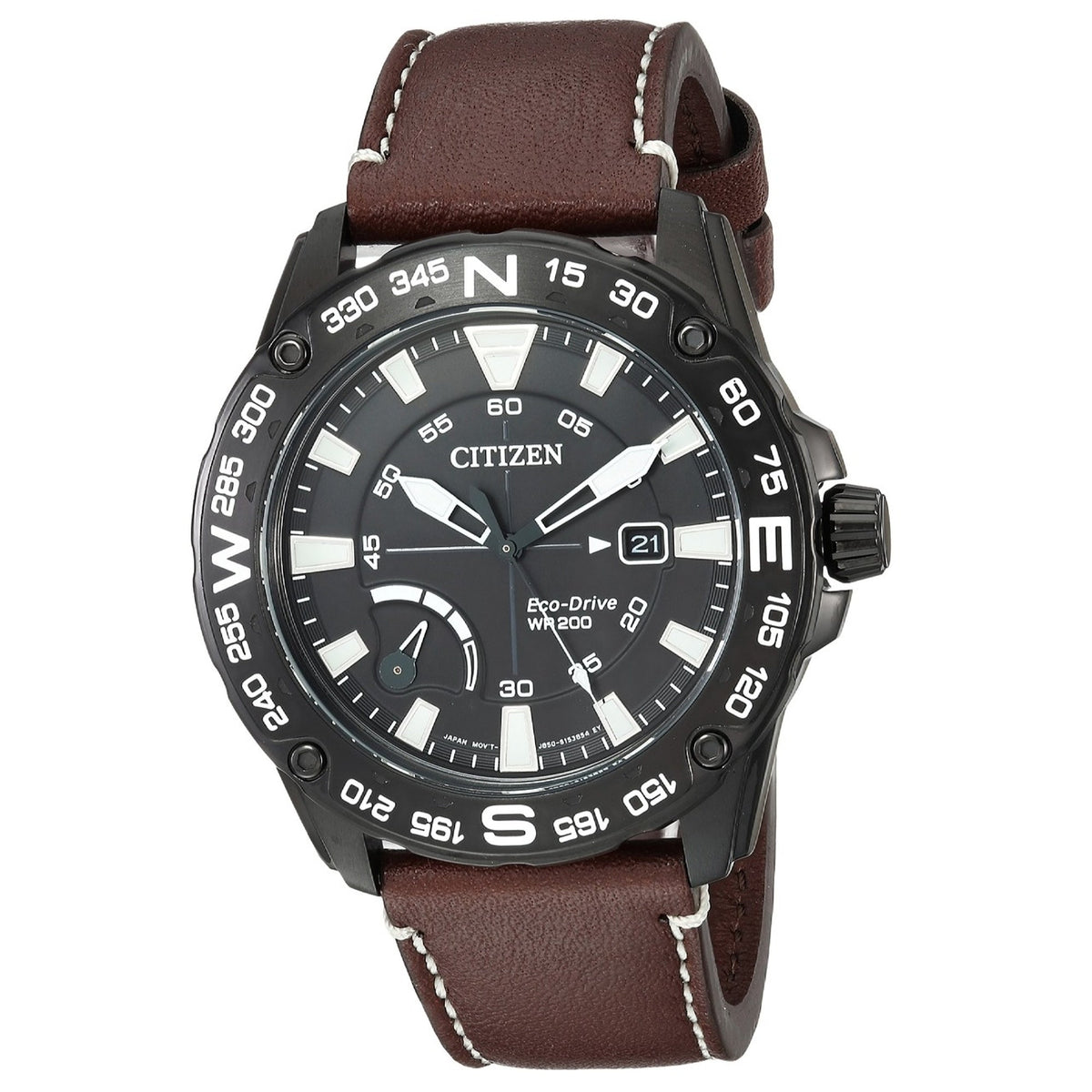 Citizen Men's AW7045-09E Prt Brown Leather Watch