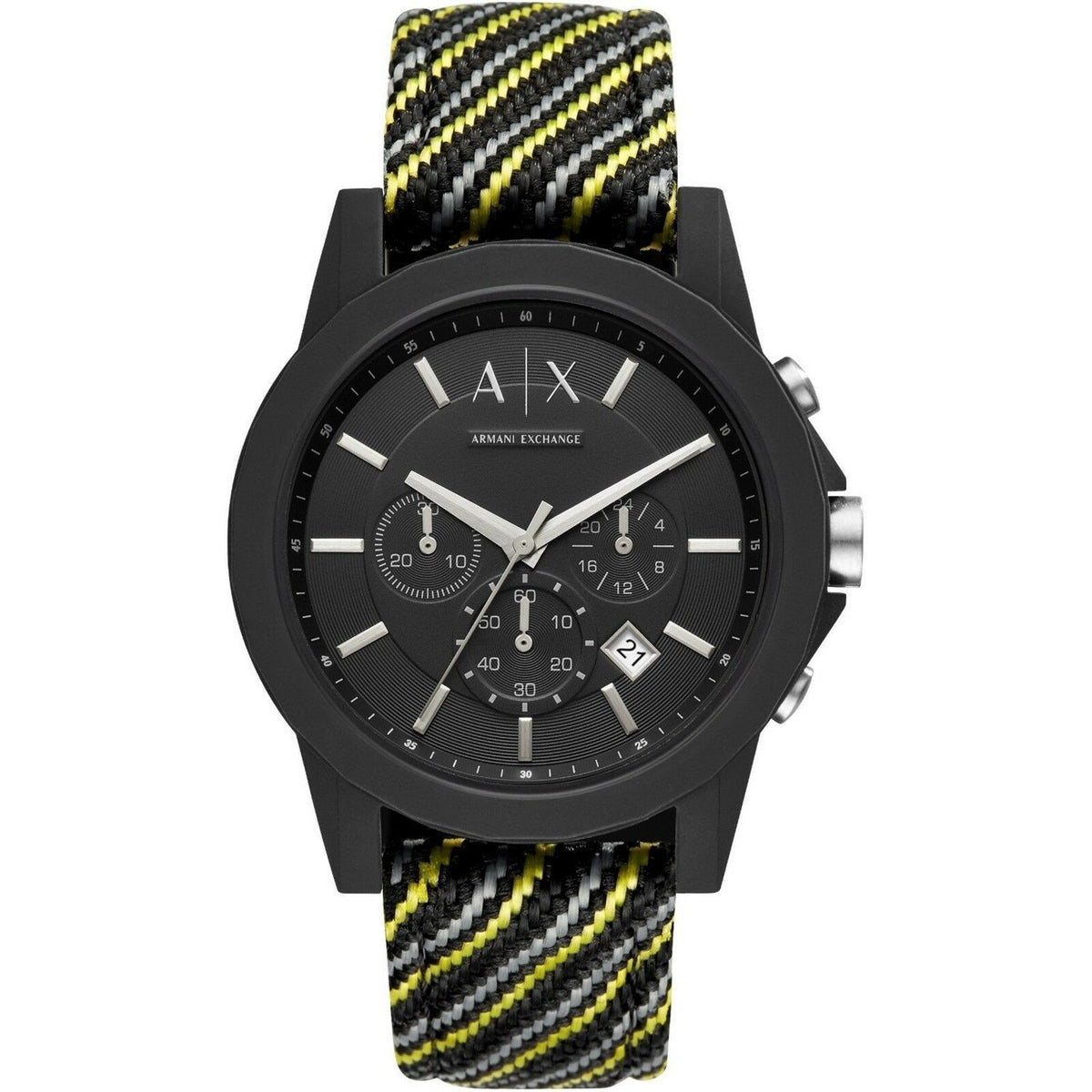 Armani Exchange Men's AX1334 Armani Exchange Chronograph Chronograph Multicolored Fabric Watch