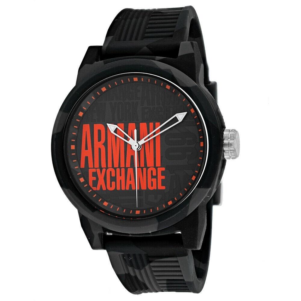Armani Exchange Men's AX1441 Three Hand Multicolored Silicone Watch