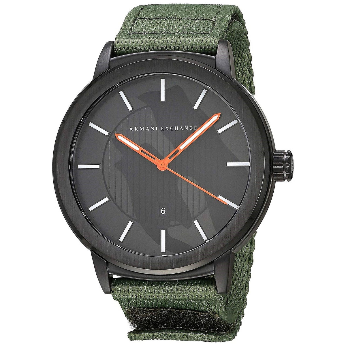 Armani Exchange Men's AX1468 Three Hand Green Nylon Watch