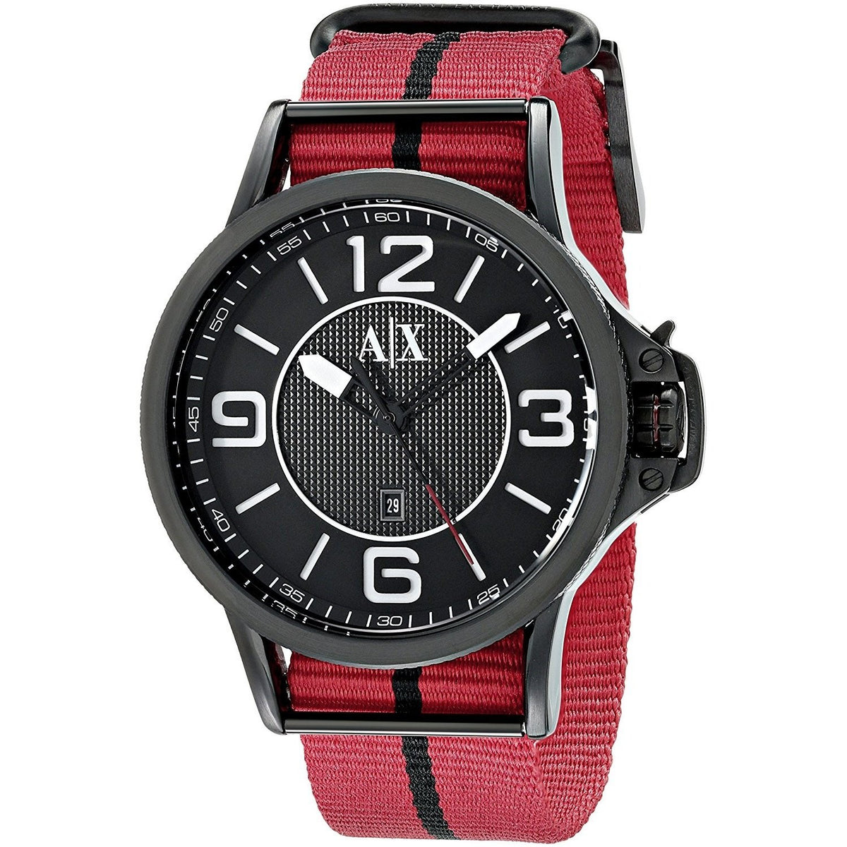 Armani Exchange Men's AX1582 Street Red Cloth Watch