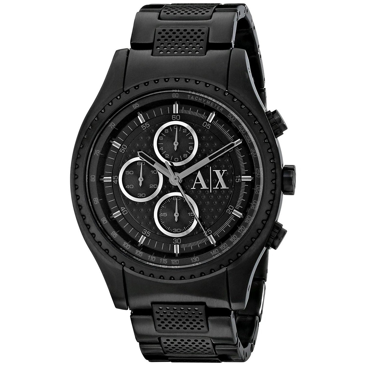 Armani Exchange Men's AX1605 Active Chronograph Black Stainless Steel Watch