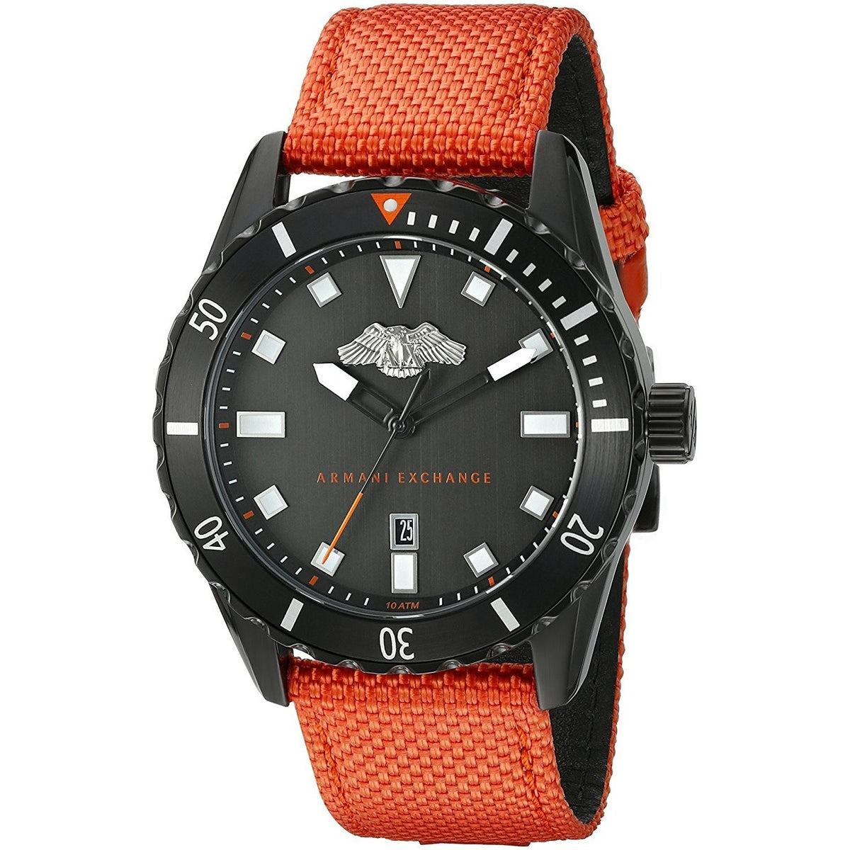 Armani Exchange Men's AX1705 Smart Orange Nylon Watch