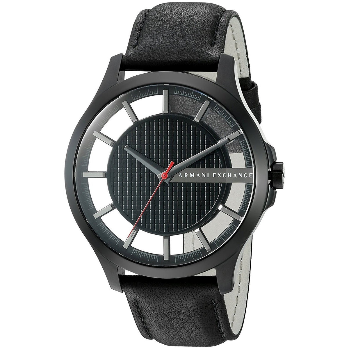 Armani Exchange Men's AX2180 Smart Black Leather Watch