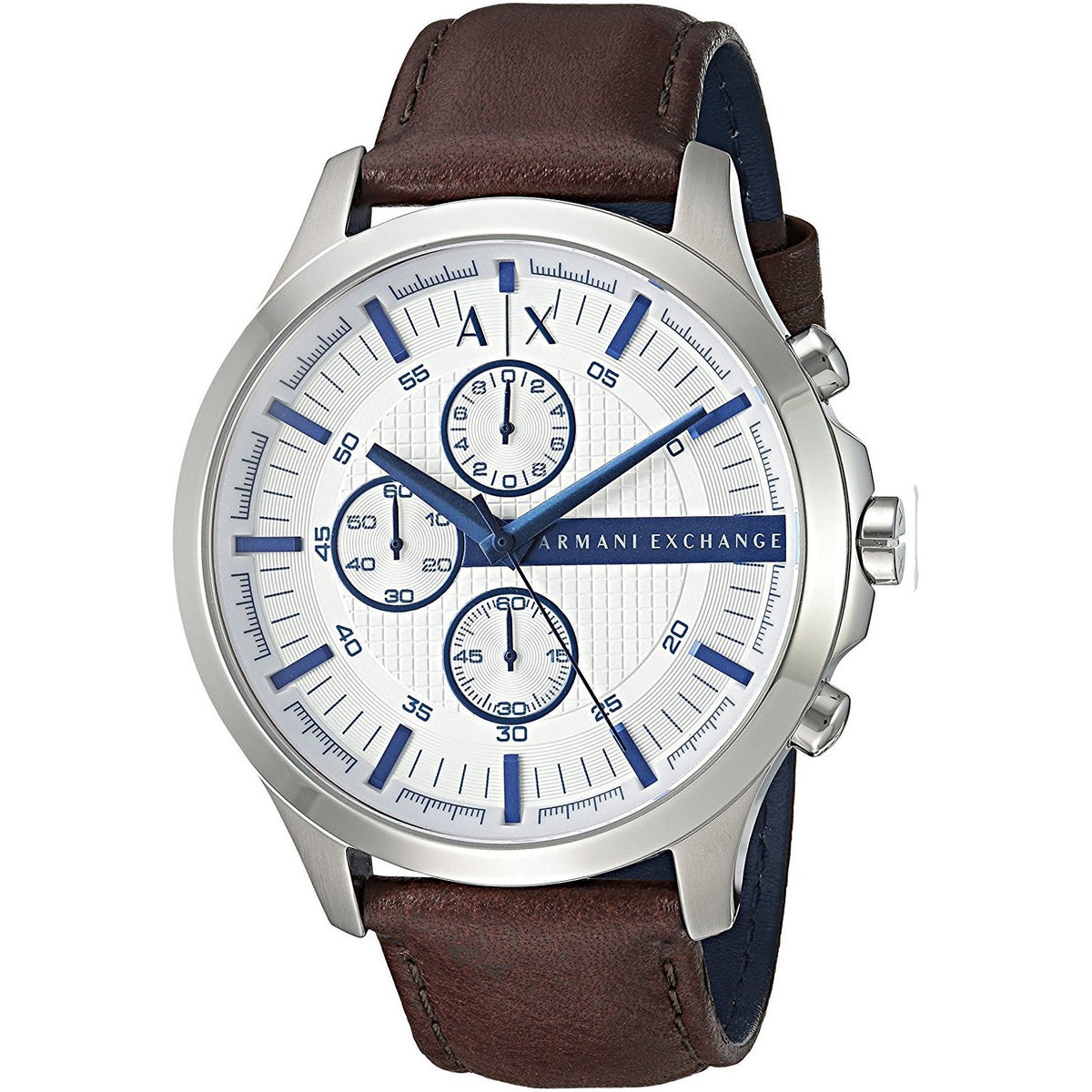 Armani Exchange Men's AX2190 Smart Chronograph Brown Leather Watch