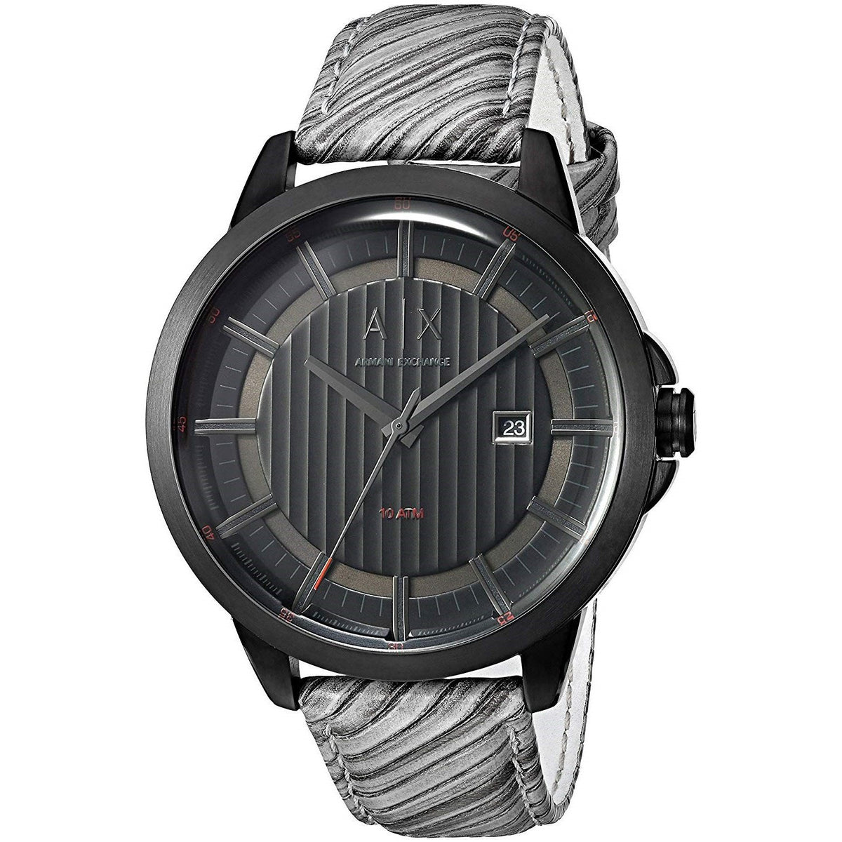 Armani Exchange Men's AX2264 Smart Grey Leather Watch