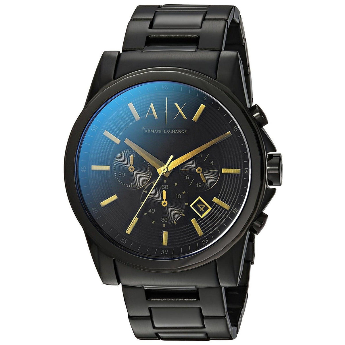 Armani Exchange Men's AX2513 Classic chronograph Black Stainless Steel Watch