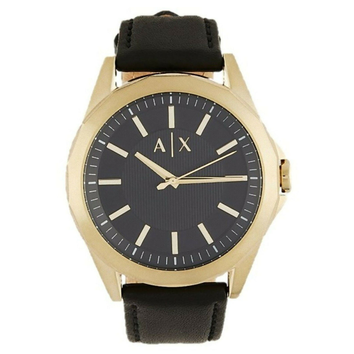 Armani Exchange Men's AX2636 Drexler Black Leather Watch