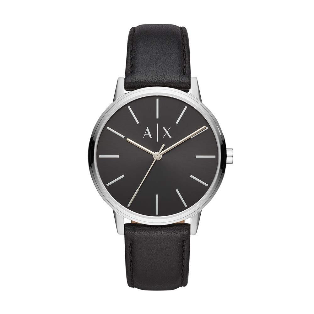 Armani Exchange Men's AX2703 Dress Black Leather Watch