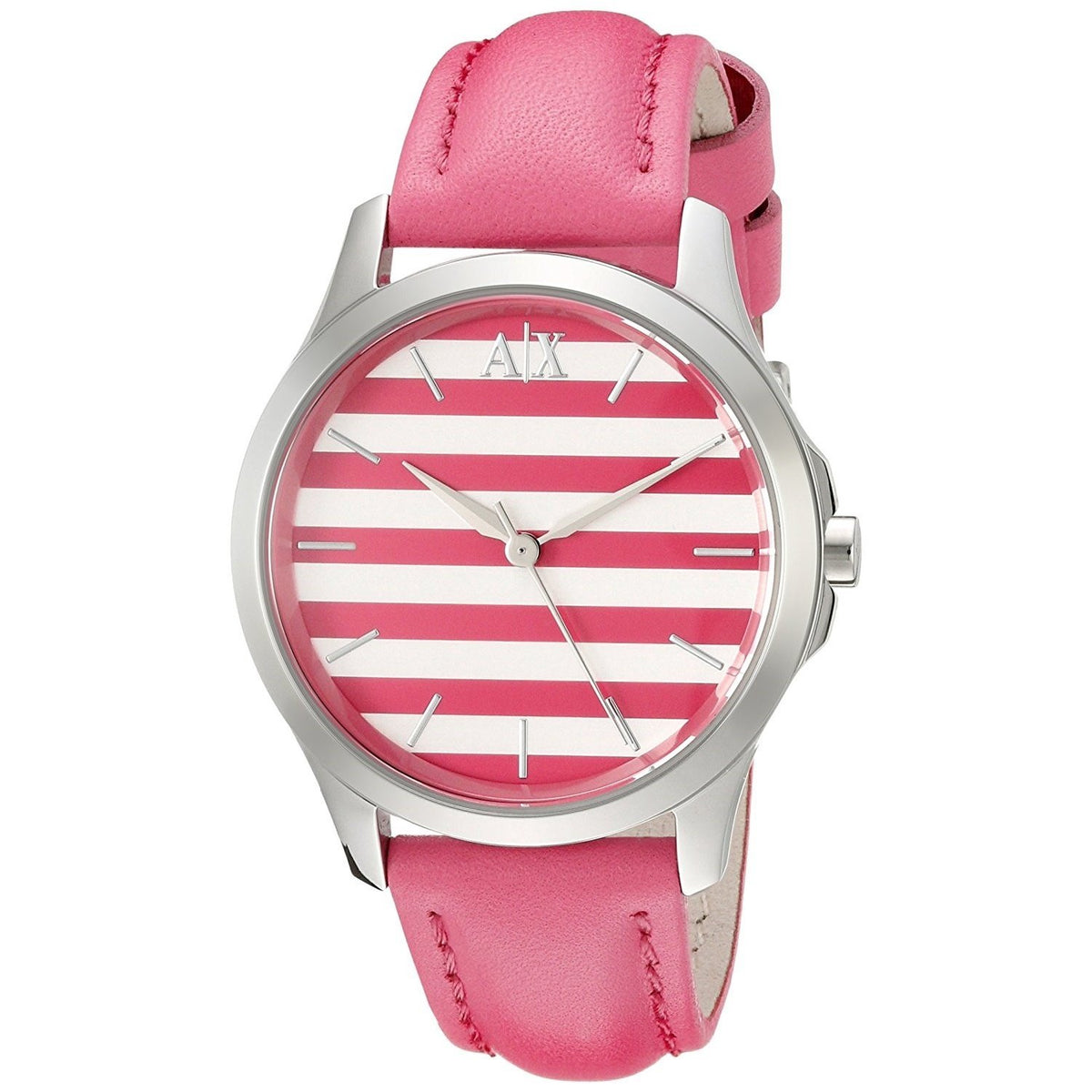 Armani Exchange Women's AX5235 Smart Pink Leather Watch