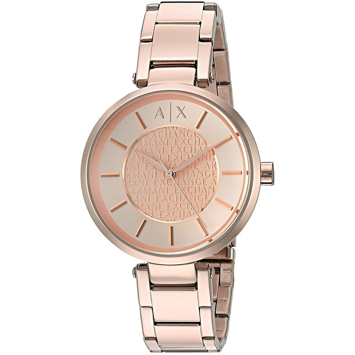 Armani Exchange Women's AX5317 Street Rose-Tone Stainless Steel Watch