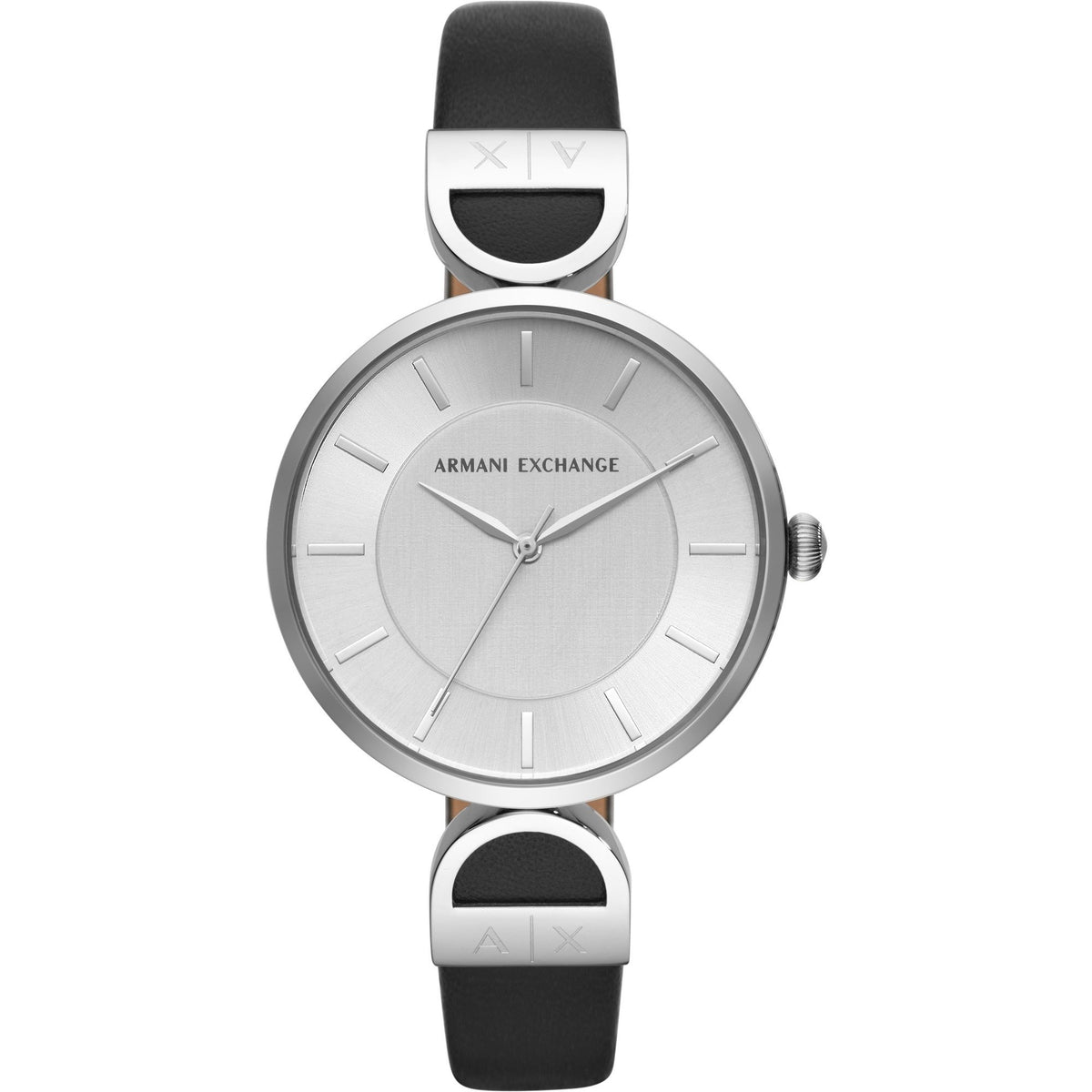 Armani Exchange Women's AX5323 Black Leather Watch