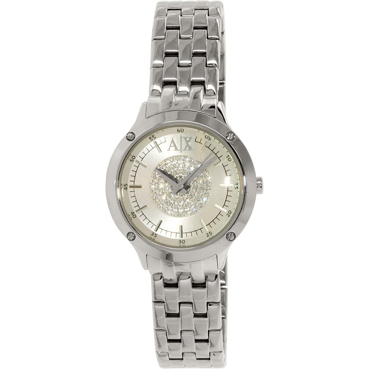 Armani Exchange Women's AX5415 Active Crystal Stainless Steel Watch