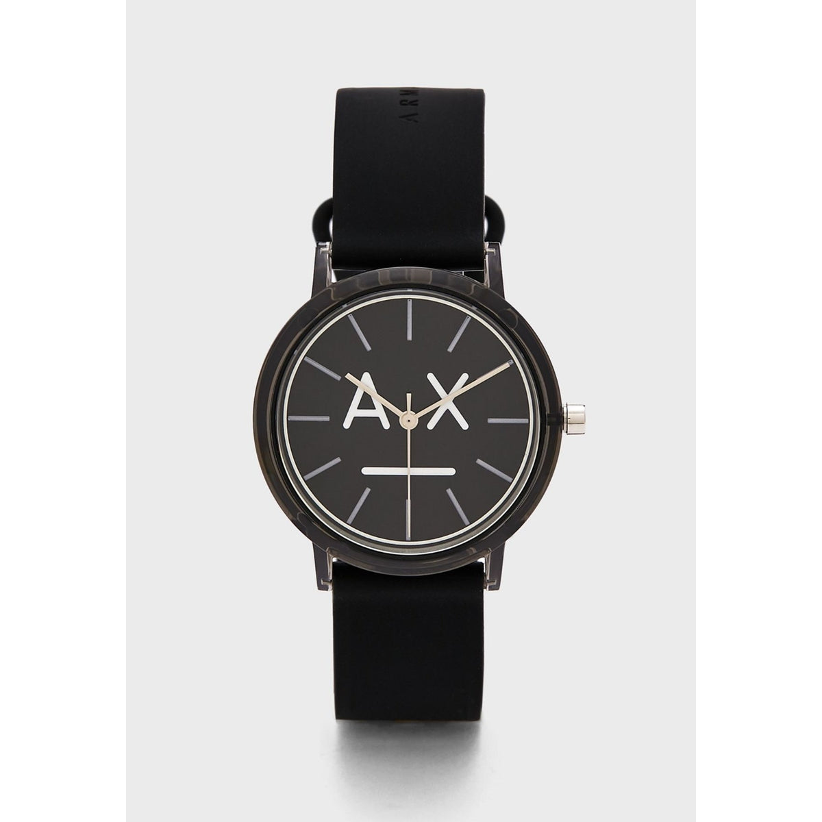 Armani Exchange Women's AX5556 Lola Black Silicone Watch