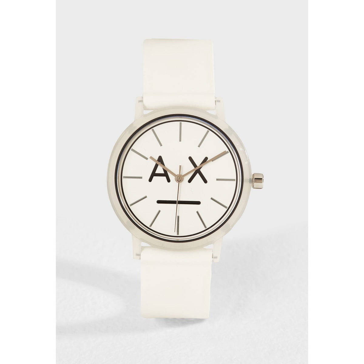 Armani Exchange Women's AX5557 Lola White Silicone Watch