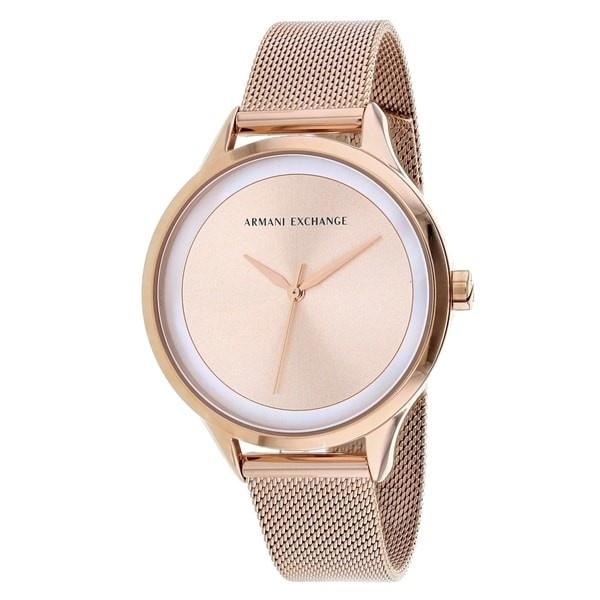 Armani Exchange Women's AX5602 Classic Rose-Tone Stainless Steel Watch