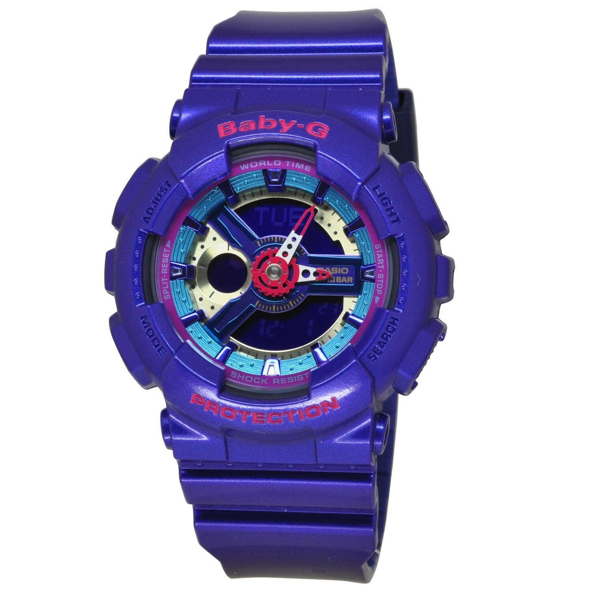 Casio Women's BA112-2A Baby-G Purple Resin Watch