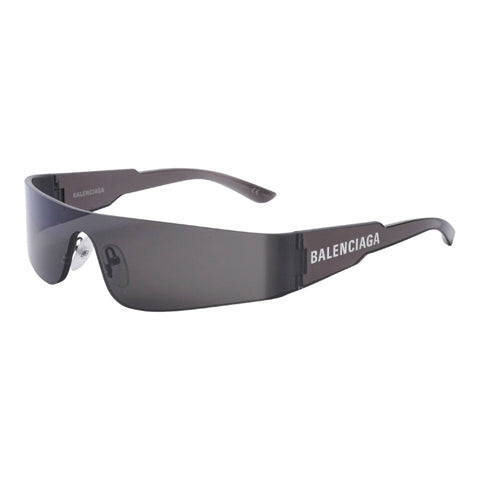 Balenciaga Unisex Sunglasses Spring Summer Grey Grey Nylon Nylon Grey BB0041S 001