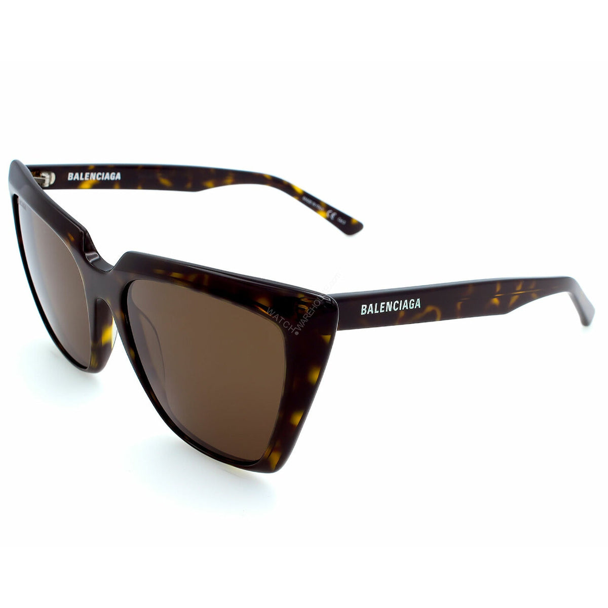 Balenciaga Women's Sunglasses Fall Winter Havana Brown CR 39 CR 39 Dark BB0046S 002