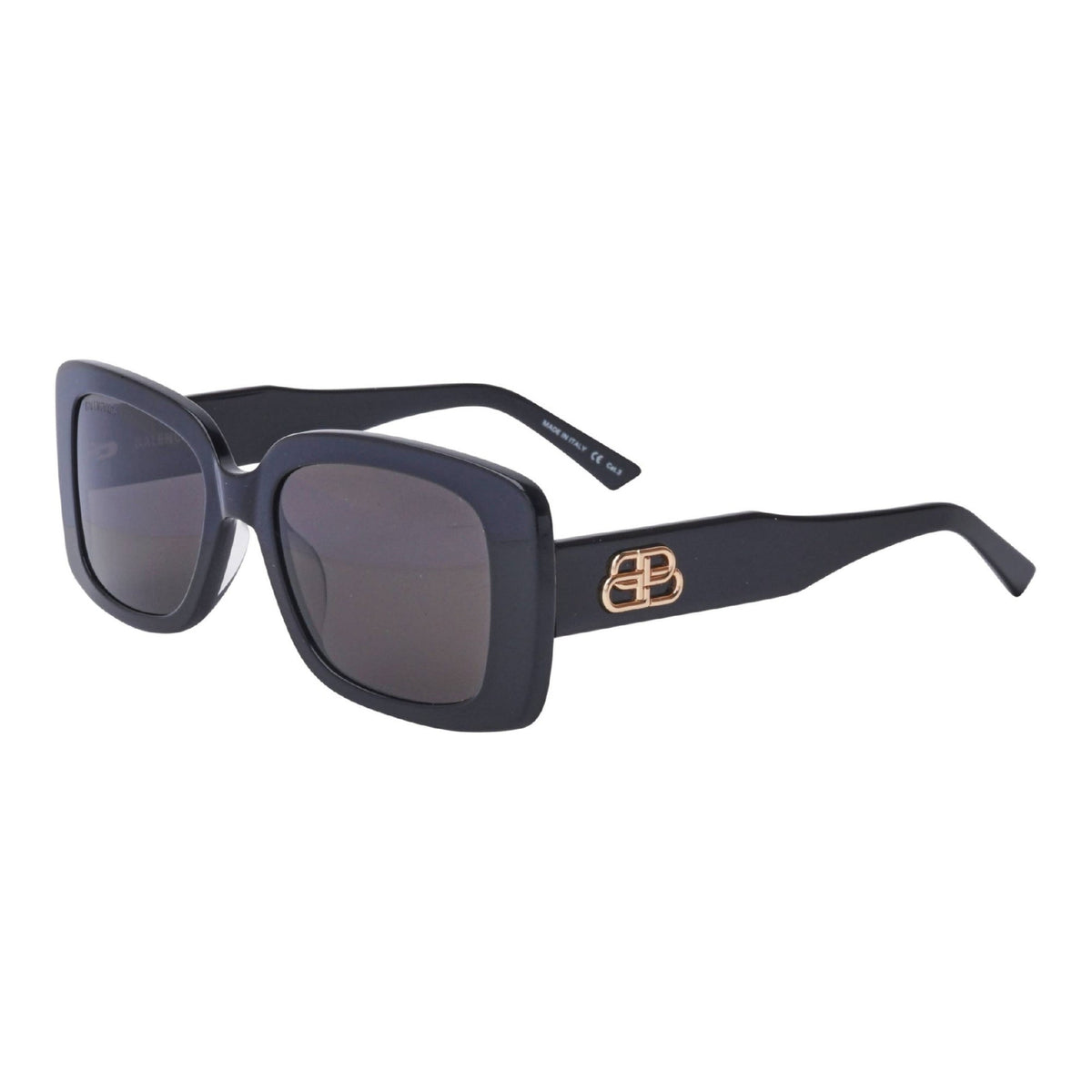 Balenciaga Women's Sunglasses Fall Winter Black Grey CR 39 CR 39 Shiny BB0048S 001