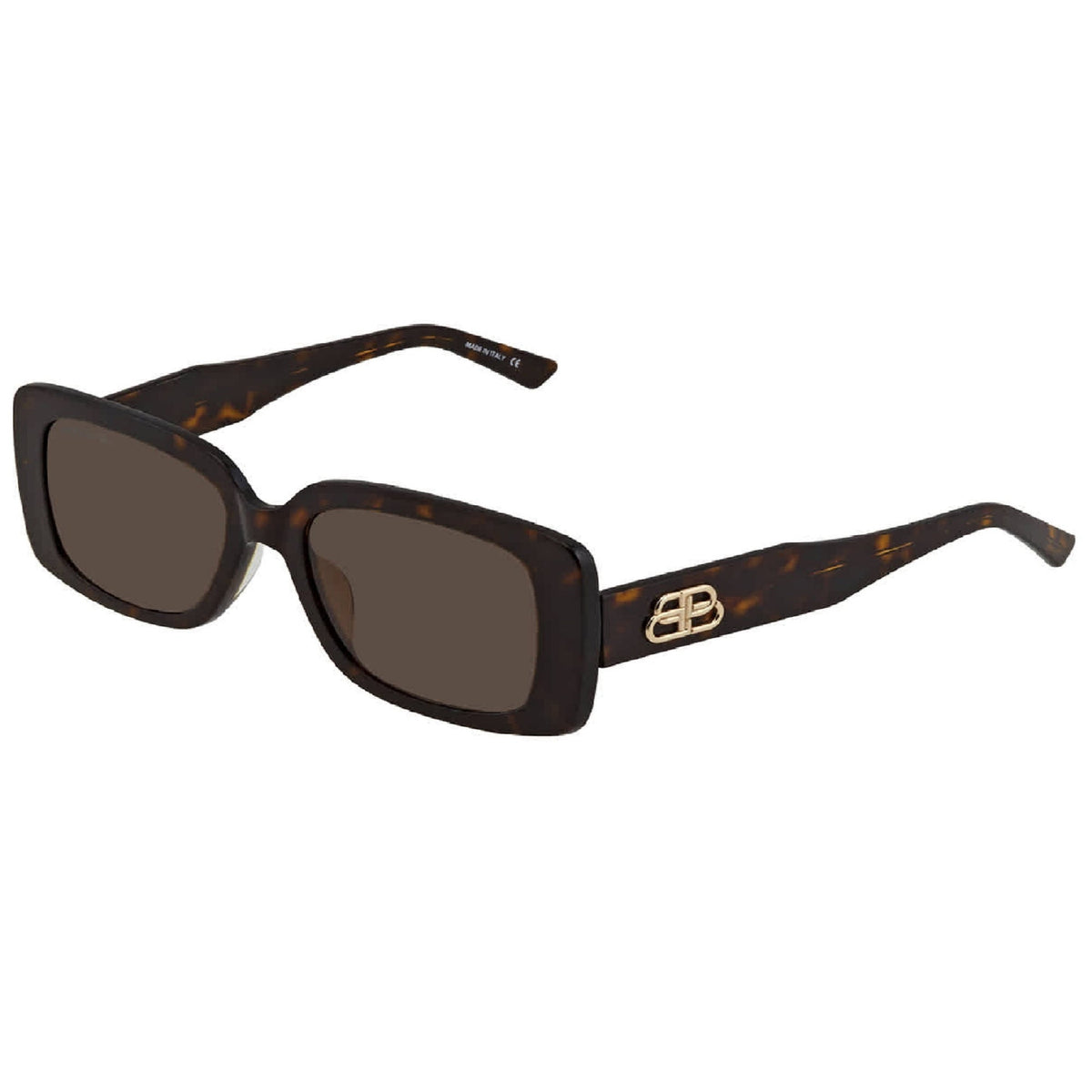 Balenciaga Women's Sunglasses Fall Winter Havana Brown CR 39 CR 39 Dark BB0048S 002