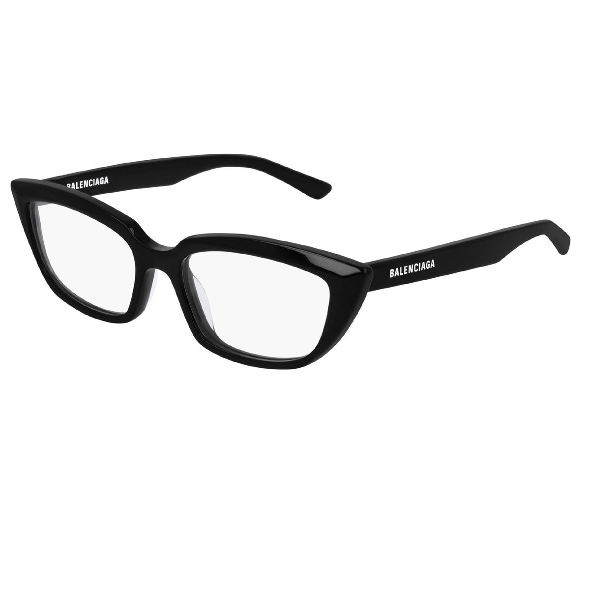 Balenciaga Women's Sunglasses Fall Winter Black Transparent Demo Lens Demo Lens Black BB0063O 001