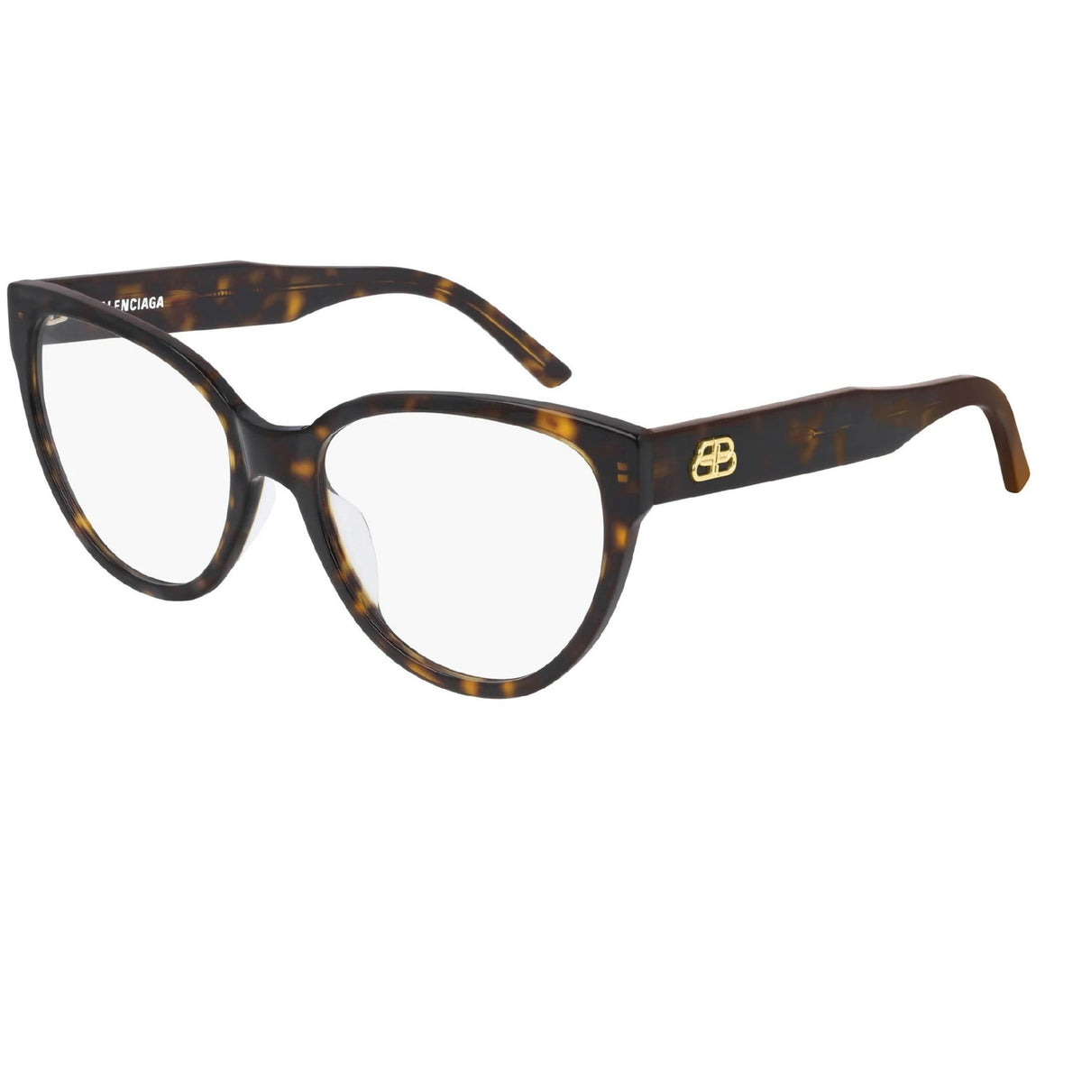 Balenciaga Women's Sunglasses Fall Winter Havana Transparent Demo Lens Demo Lens Dark BB0064O 002