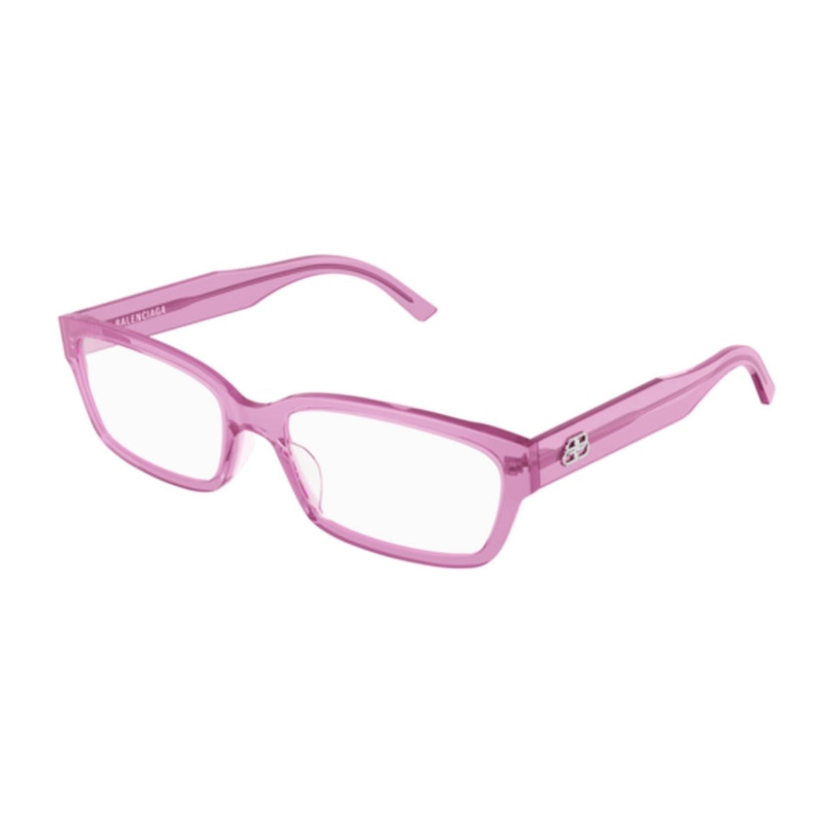 Balenciaga Women's Sunglasses Fall Winter Pink Transparent Demo Lens Demo Lens Transparent BB0065O 007