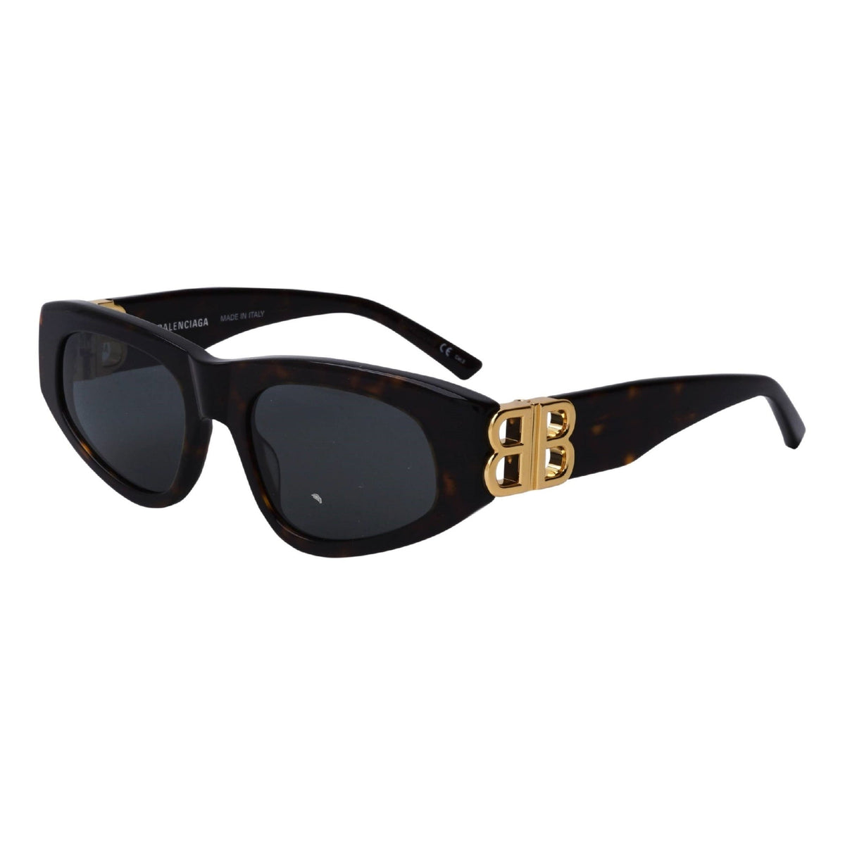 Balenciaga Women's Sunglasses Spring Summer Havana Green Nylon Nylon Dark BB0095S 002
