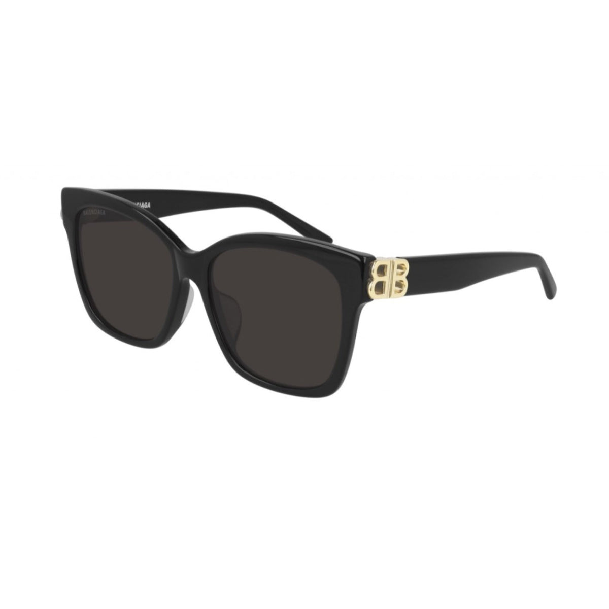 Balenciaga Women's Sunglasses Fall Winter Black Grey CR 39 CR 39 Shiny BB0102SA 001