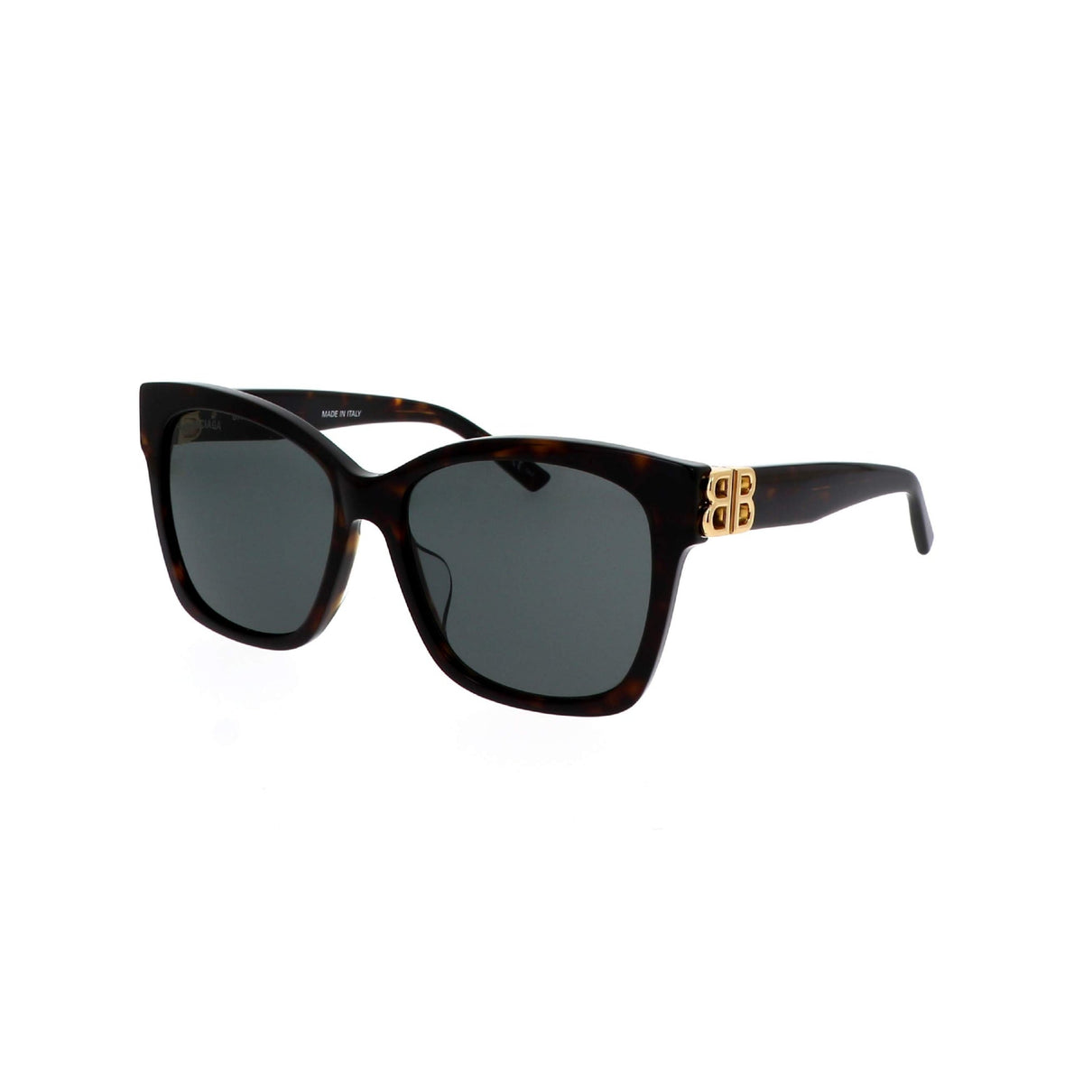 Balenciaga Women's Sunglasses Fall Winter Havana Green Nylon Nylon Shiny BB0102SA 002
