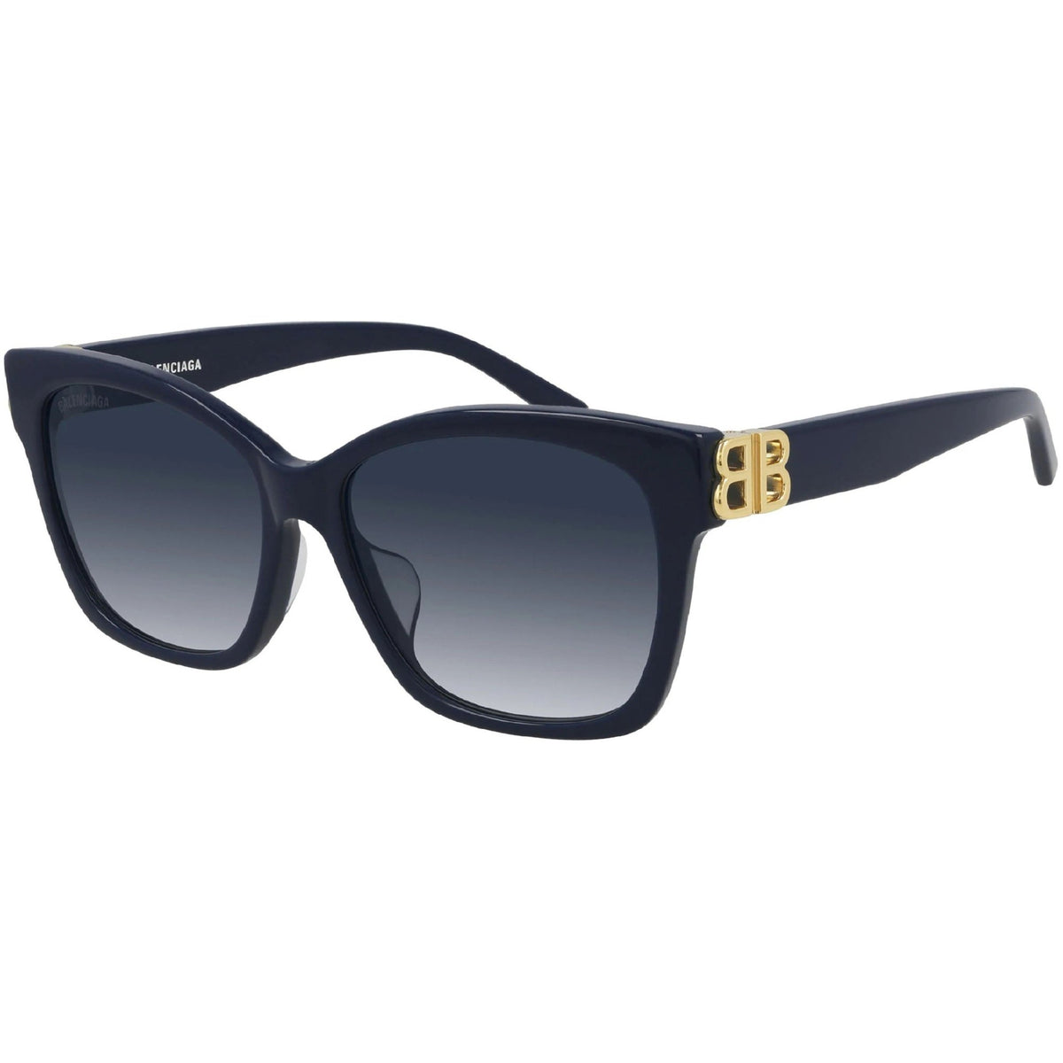 Balenciaga Women's Sunglasses Fall Winter Blue Blue CR 39 CR 39 Dark BB0102SA 005