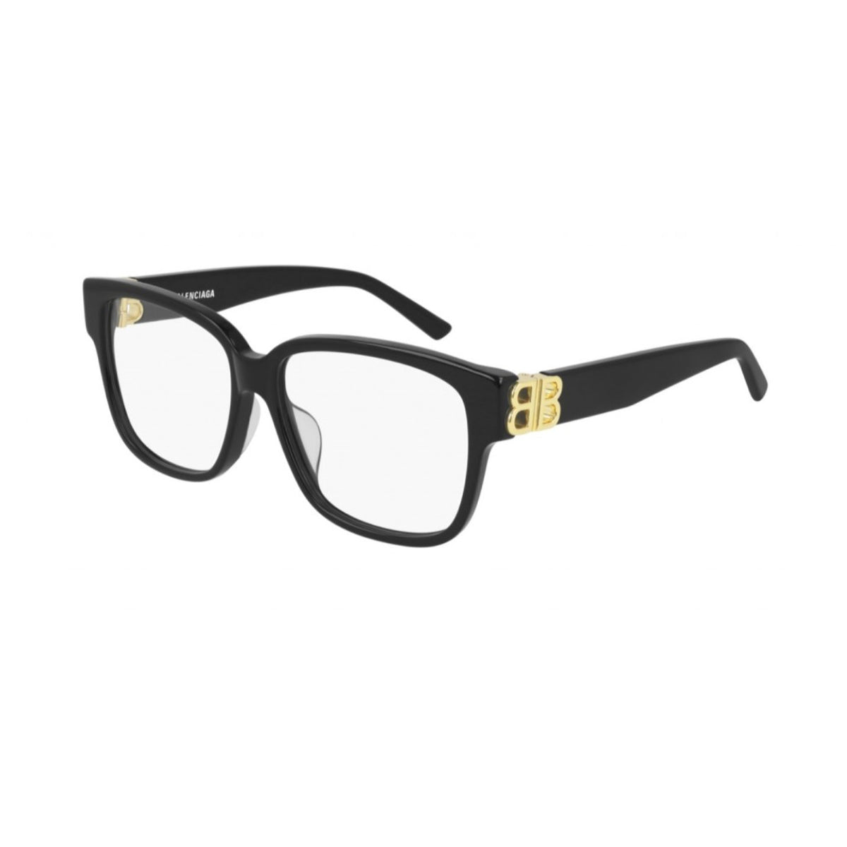 Balenciaga Women's Sunglasses Fall Winter Black Transparent Demo Lens Demo Lens Shiny BB0104O 001