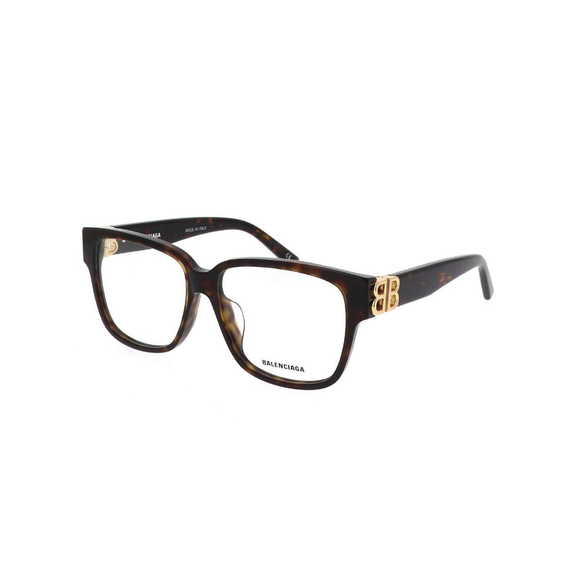 Balenciaga Women's Sunglasses Fall Winter Havana Transparent Demo Lens Demo Lens Dark BB0104O 002