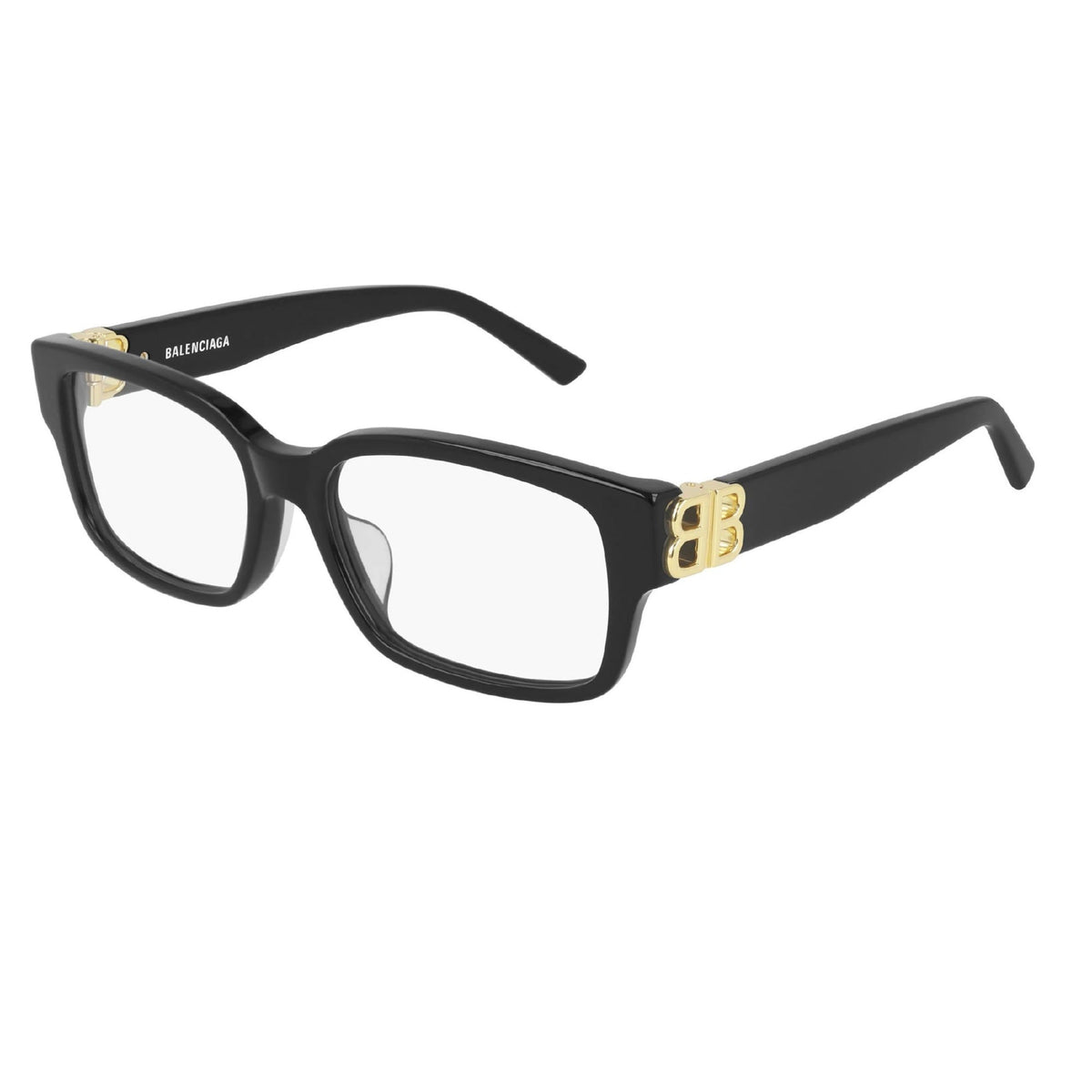 Balenciaga Women's Sunglasses Fall Winter Black Transparent Demo Lens Demo Lens Shiny BB0105O 001