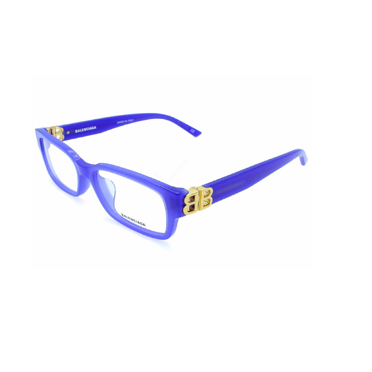 Balenciaga Women's Sunglasses Fall Winter Violet Transparent Demo Lens Demo Lens Violet BB0105O 003