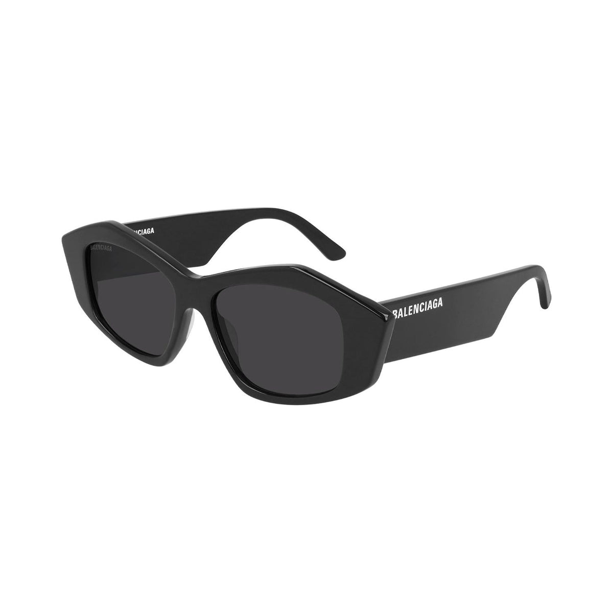 Balenciaga Women's Sunglasses Fall Winter Black Grey CR 39 CR 39 Shiny BB0106S 001