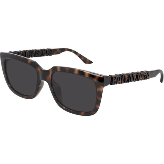 Balenciaga Unisex Sunglasses Fall Winter Havana Grey Nylon Nylon Shiny BB0108S 002