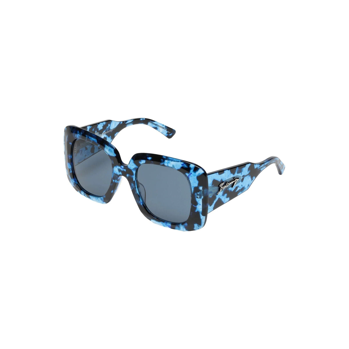 Balenciaga Women's Sunglasses Fall Winter Havana Blue Nylon Nylon Blue BB0119S 003