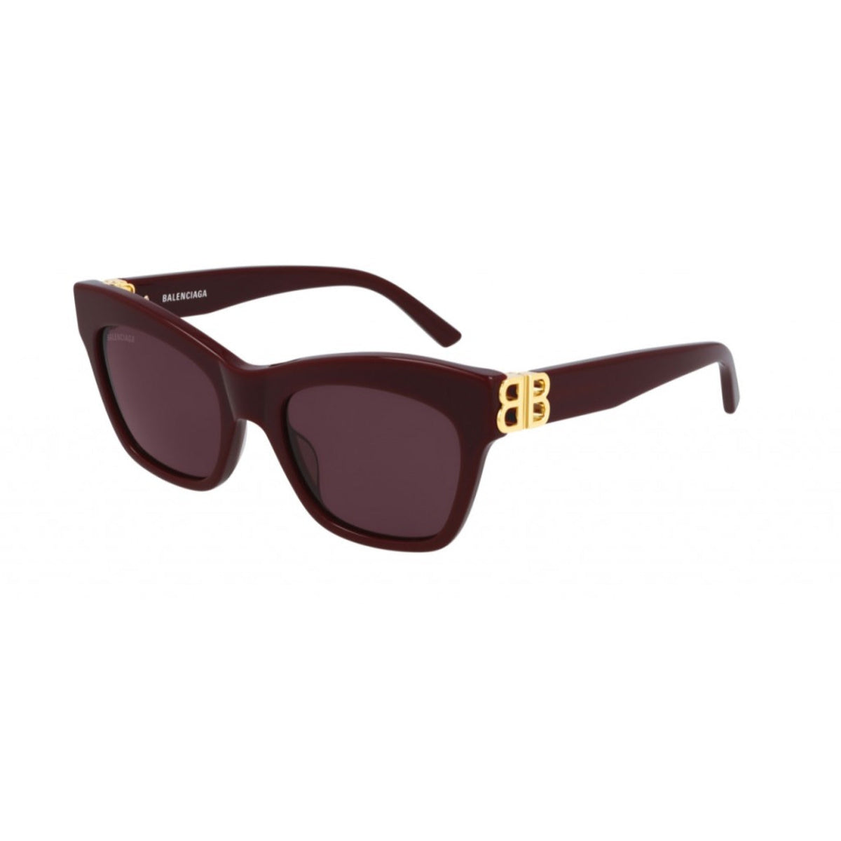 Balenciaga Women's Sunglasses Spring Summer Burgundy Red CR 39 CR 39 Shiny BB0132S 004