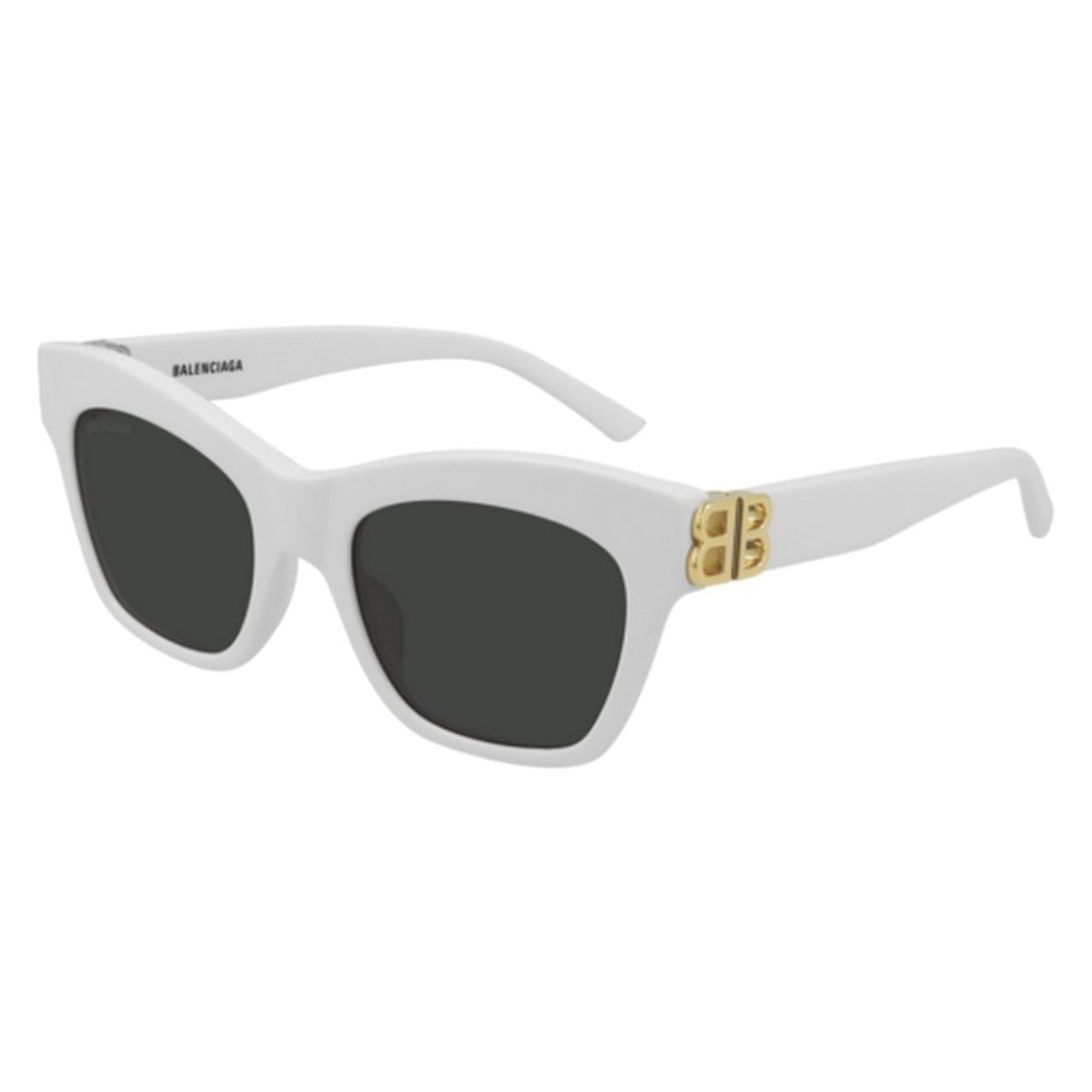 Balenciaga Women's Sunglasses Fall Winter White Grey CR 39 CR 39 Shiny BB0132S 006