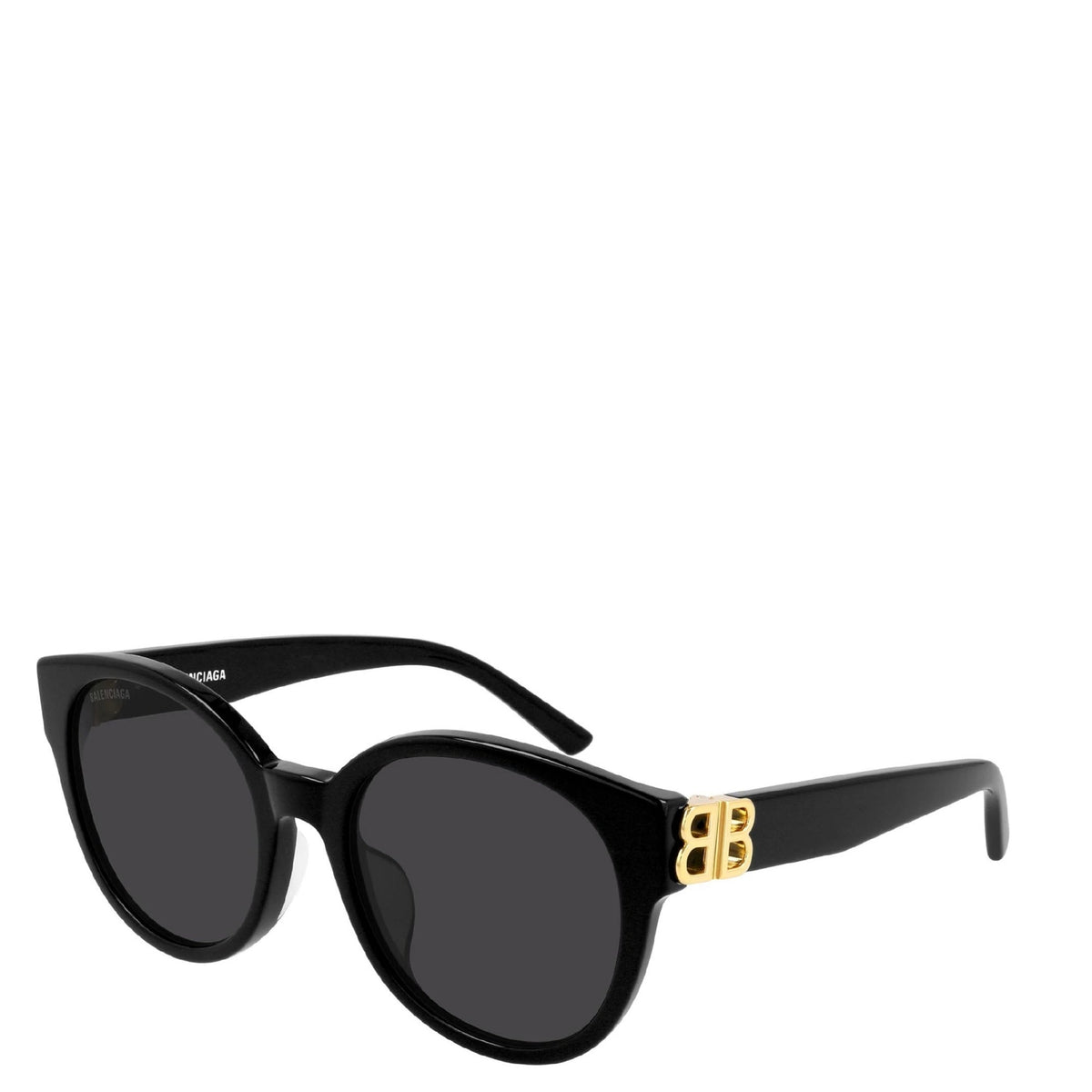 Balenciaga Women's Sunglasses Spring Summer Black Grey CR 39 CR 39 Shiny BB0134SA 001