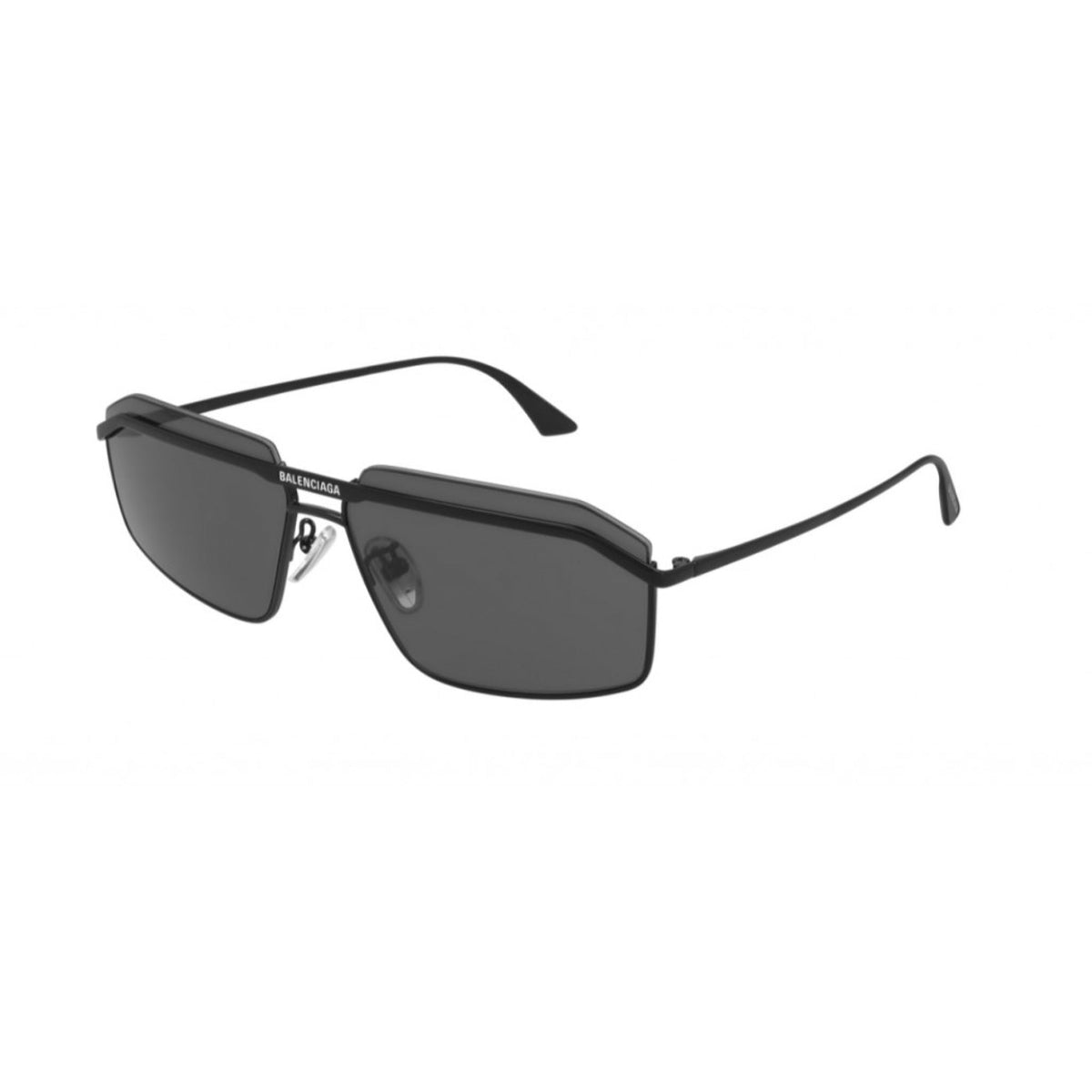 Balenciaga Men&#39;s Sunglasses Spring Summer Black Grey Nylon Nylon Black BB0139S 001