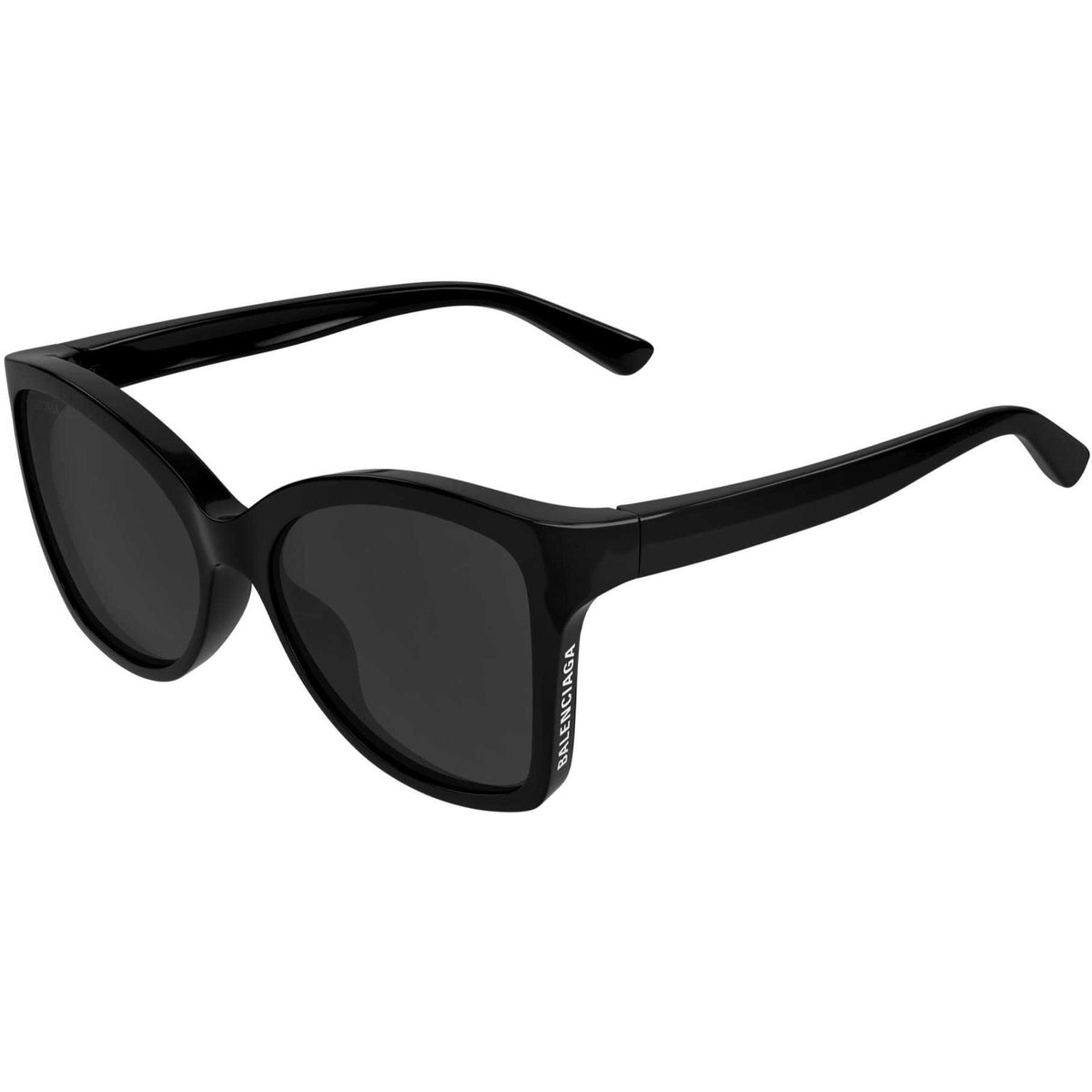 Balenciaga Women's Sunglasses Spring Summer Black Grey Nylon Nylon Shiny BB0150S 001