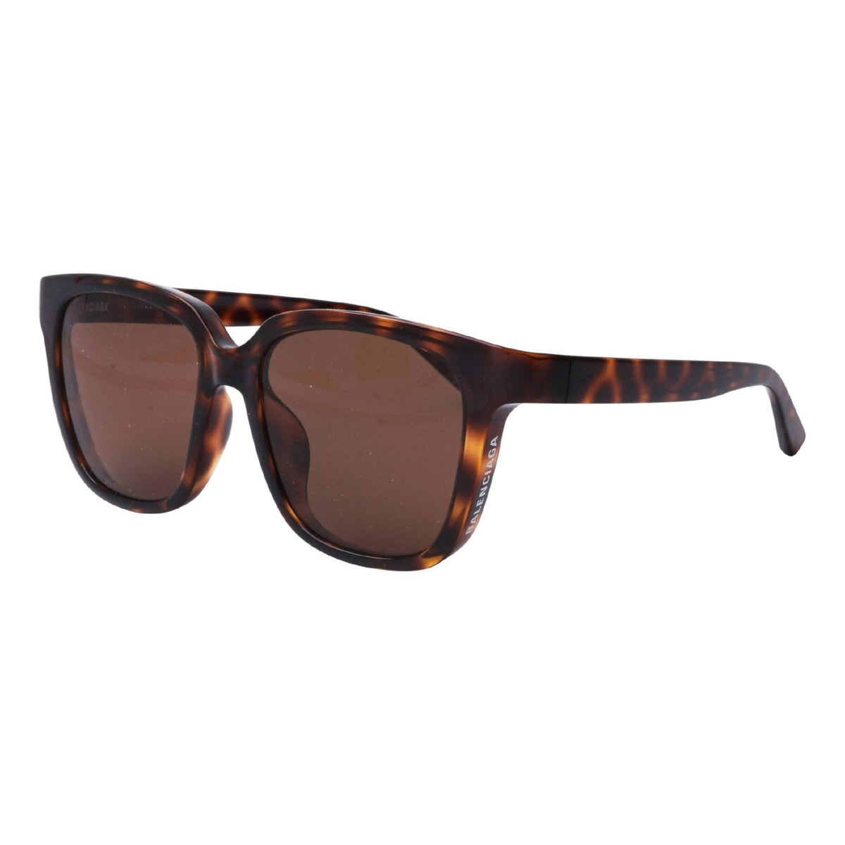 Balenciaga Unisex Sunglasses Spring Summer Havana Brown Nylon Nylon Shiny BB0152SA 002