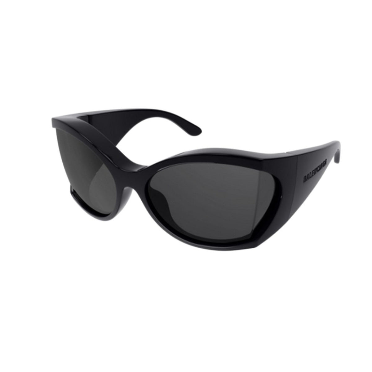 Balenciaga Women's Sunglasses Spring Summer Black Grey Nylon Nylon Shiny BB0154S 001