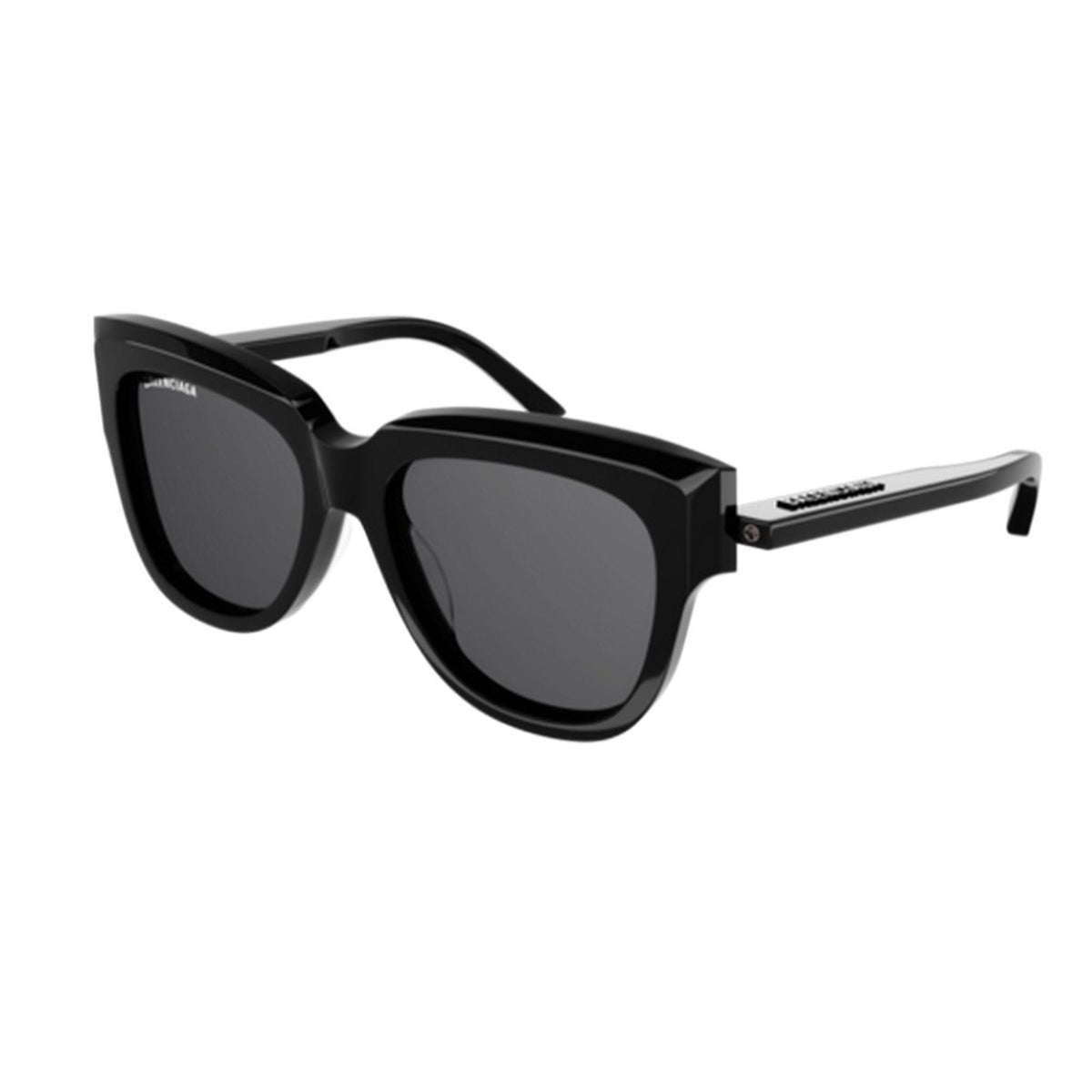 Balenciaga Women's Sunglasses Fall Winter Black Grey CR 39 CR 39 Shiny BB0160S 001